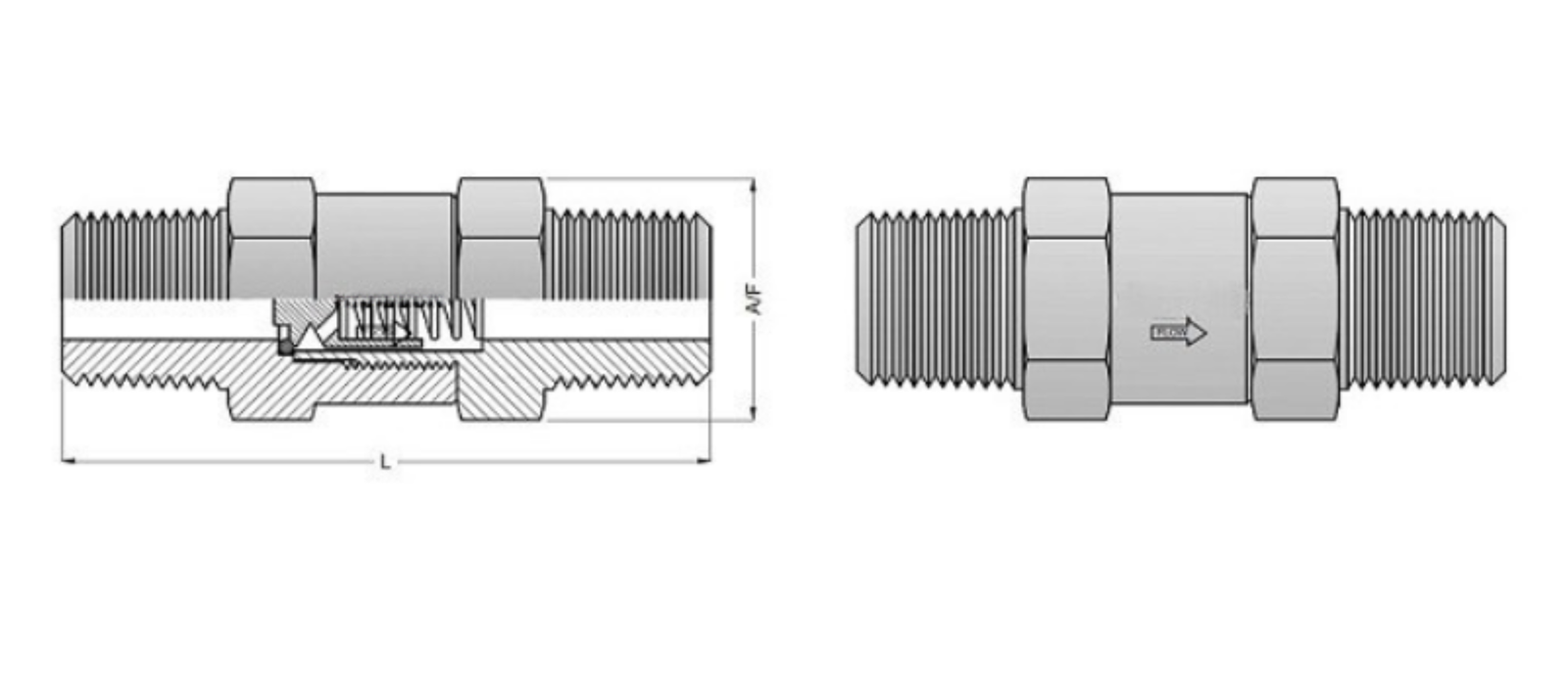 Pipe Gauge 90° Syphon Main View